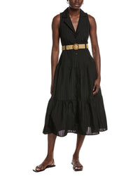 Marion Belted A-Line Dress