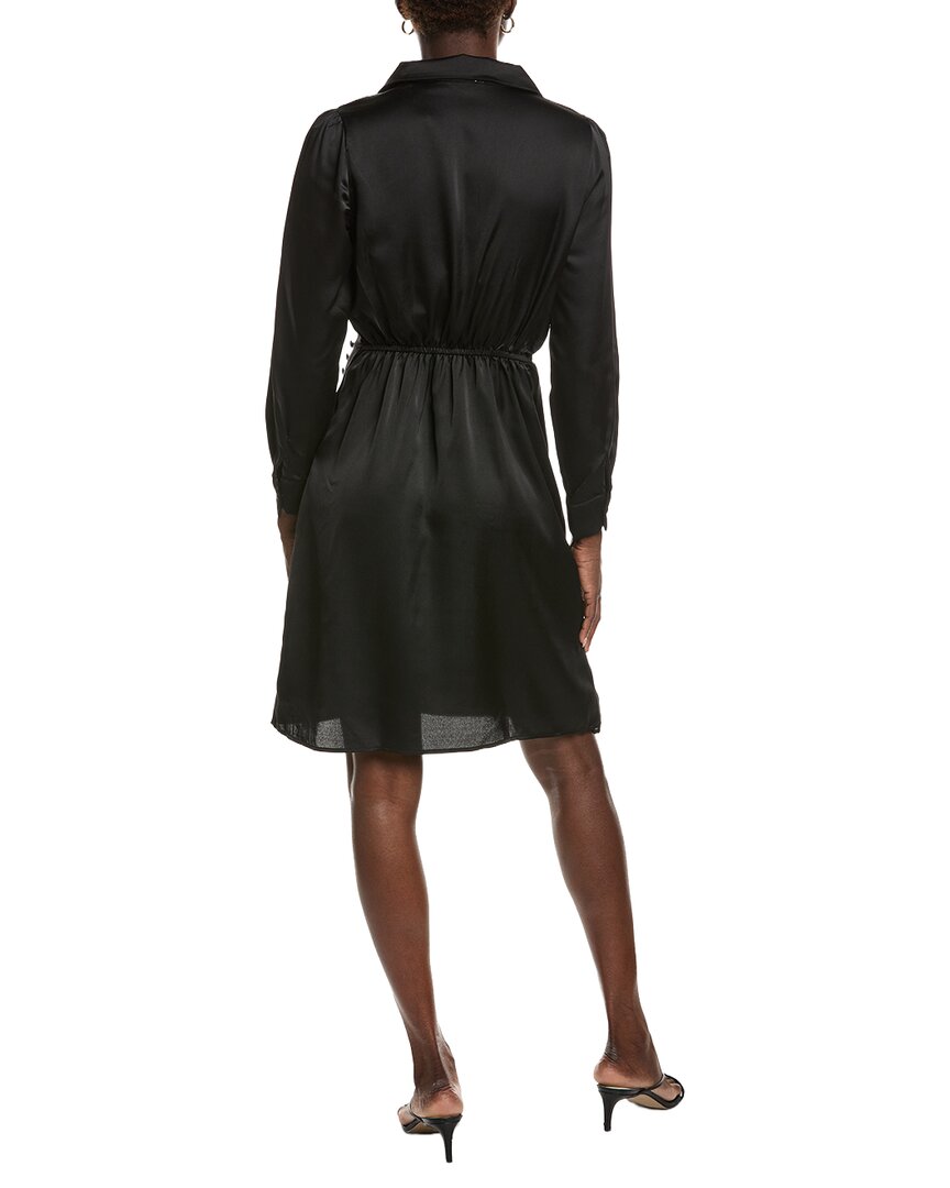 Marion Front Wrap Collared Shirtdress