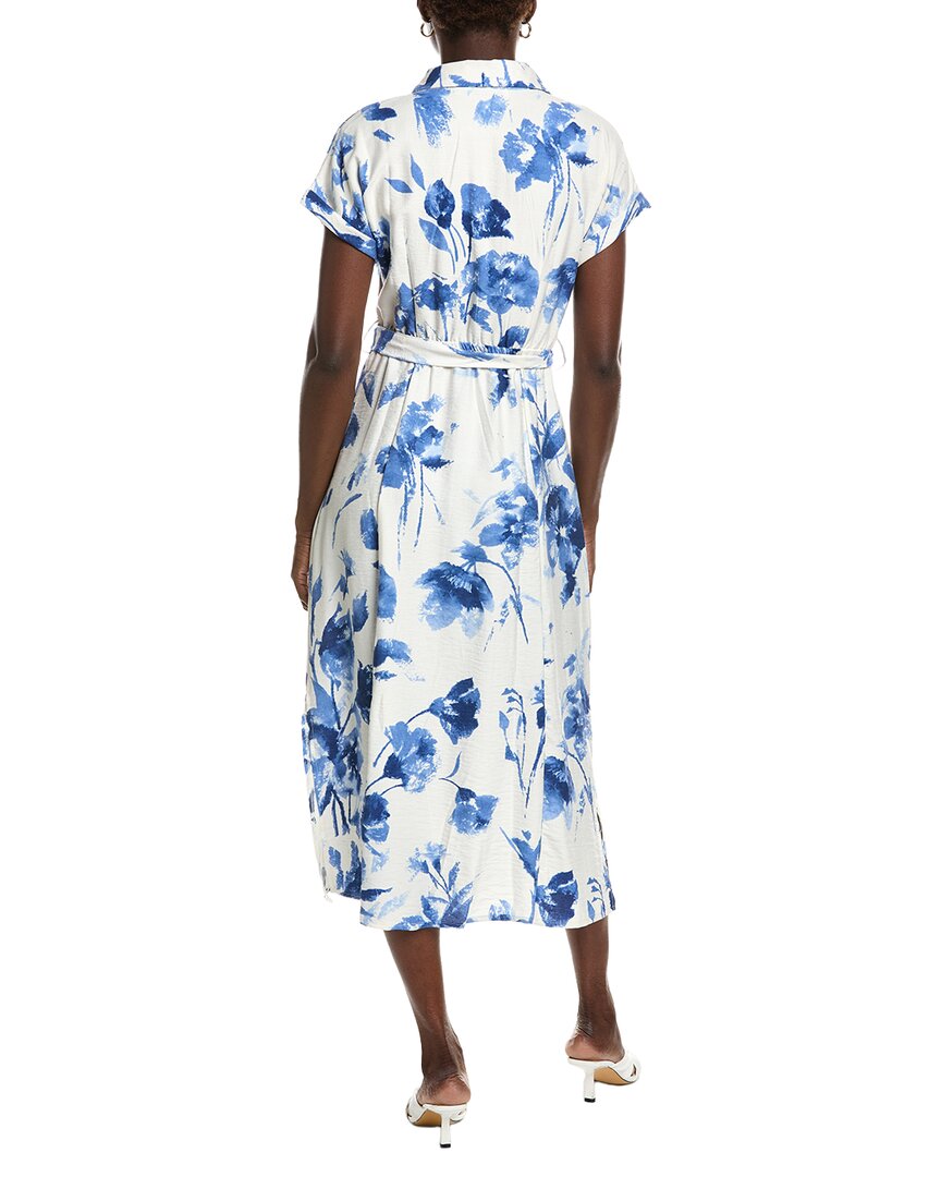 Marion Belted Cuff Sleeves Floral Dress
