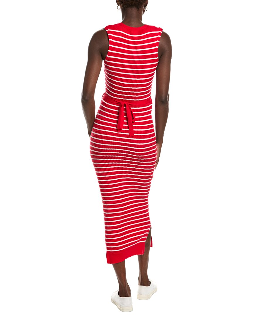 Marion V-Neck Stripe Bodycon Dress