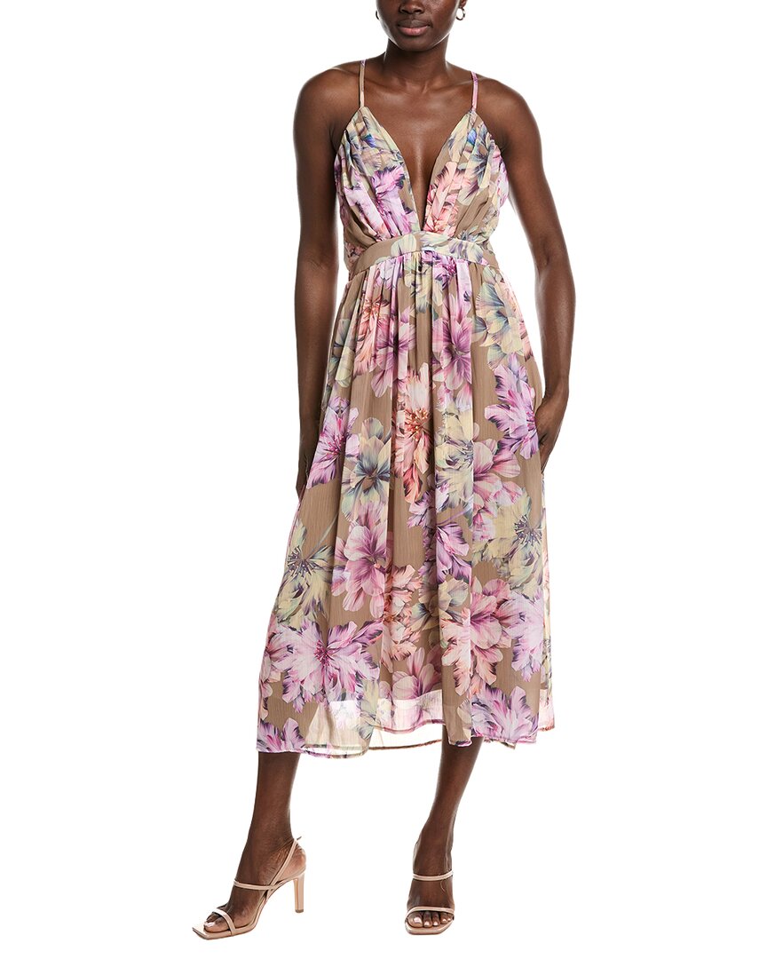 Marion Empire Waist Cross Back Midi Dress
