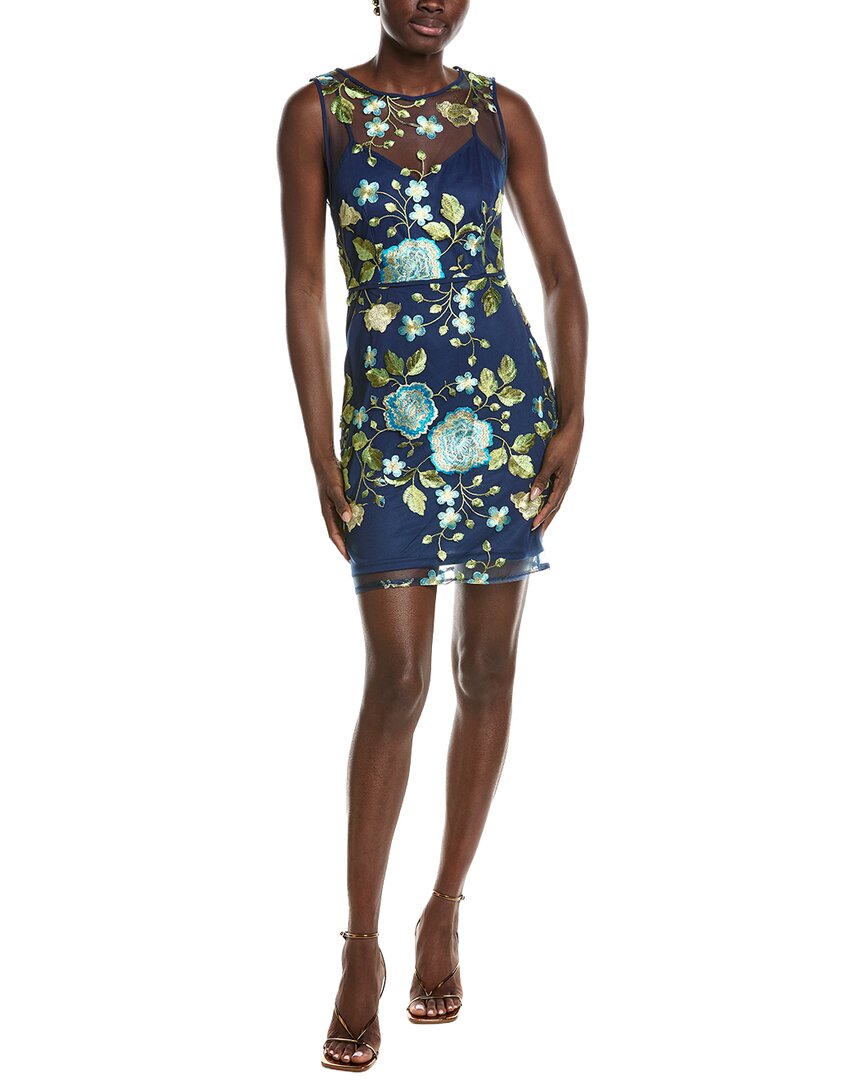 Sam Edelman Sam Edelman Lime Floral Mini Dress