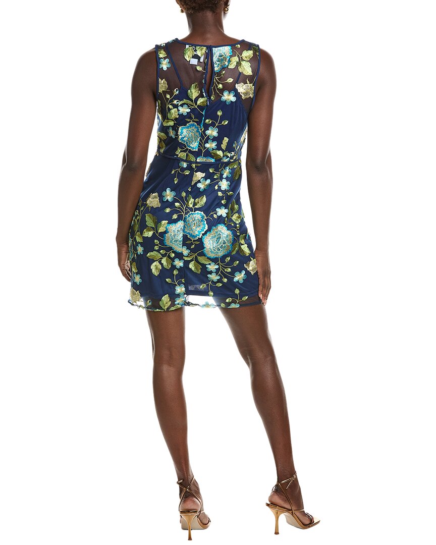 Sam Edelman Sam Edelman Lime Floral Mini Dress