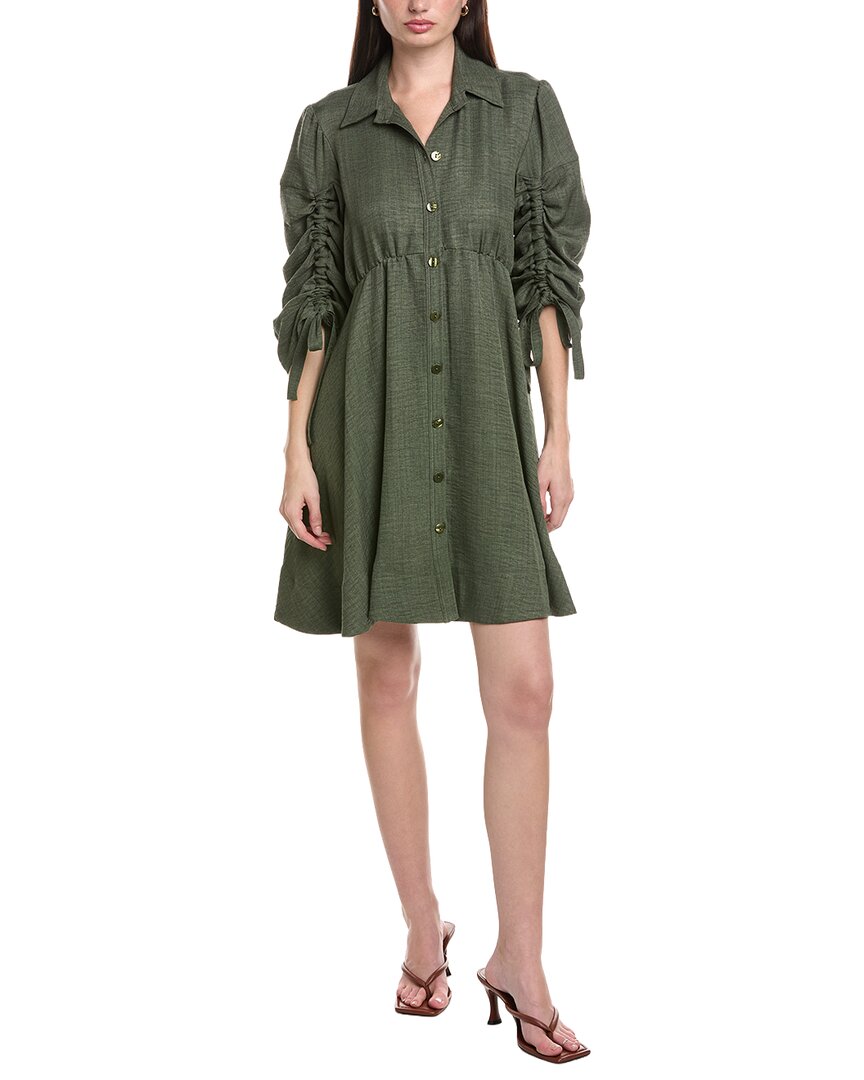 Maison Tara Lelis Twill Airflow Mini Dress