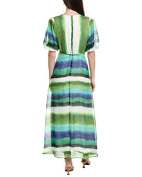 Maison Tara Printed Serena Maxi Dress
