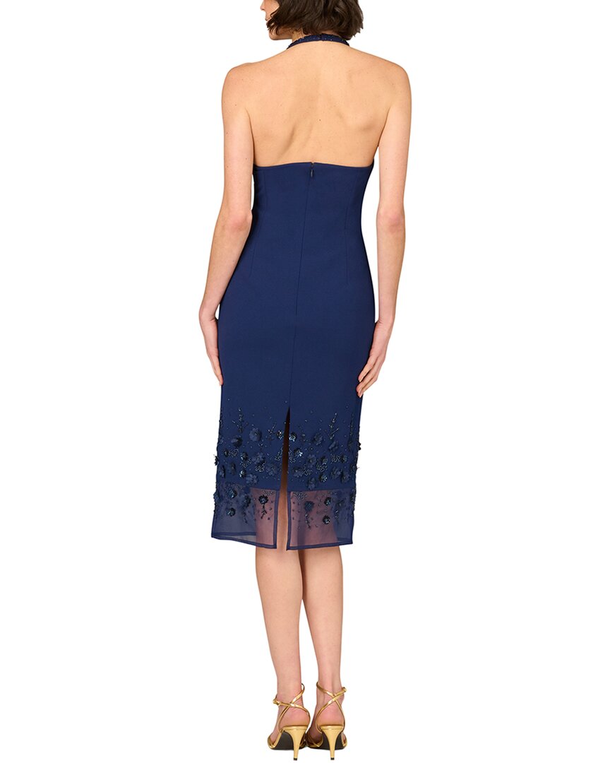 Aidan Mattox Embellished Midi Dress