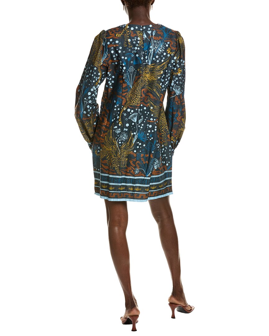 Marchesa Notte Flying Cheetah Mini Dress