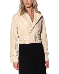 Walter Baker Rexa Suede Short Trench Coat