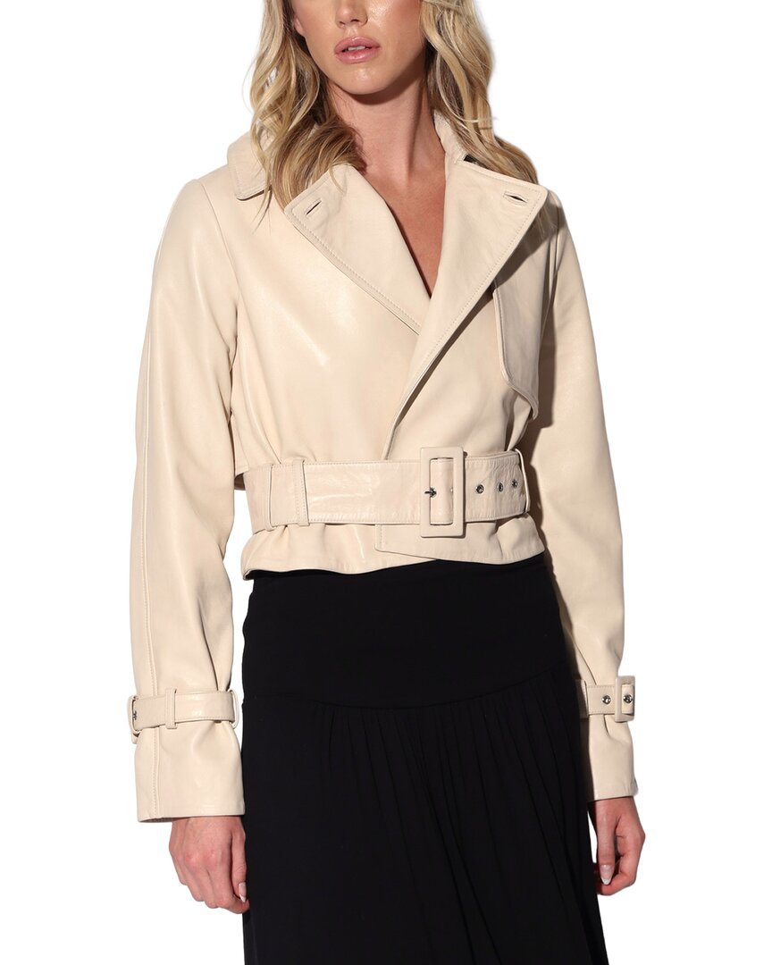 Walter Baker Rexa Suede Short Trench Coat