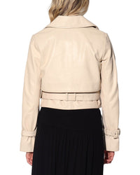 Walter Baker Rexa Suede Short Trench Coat