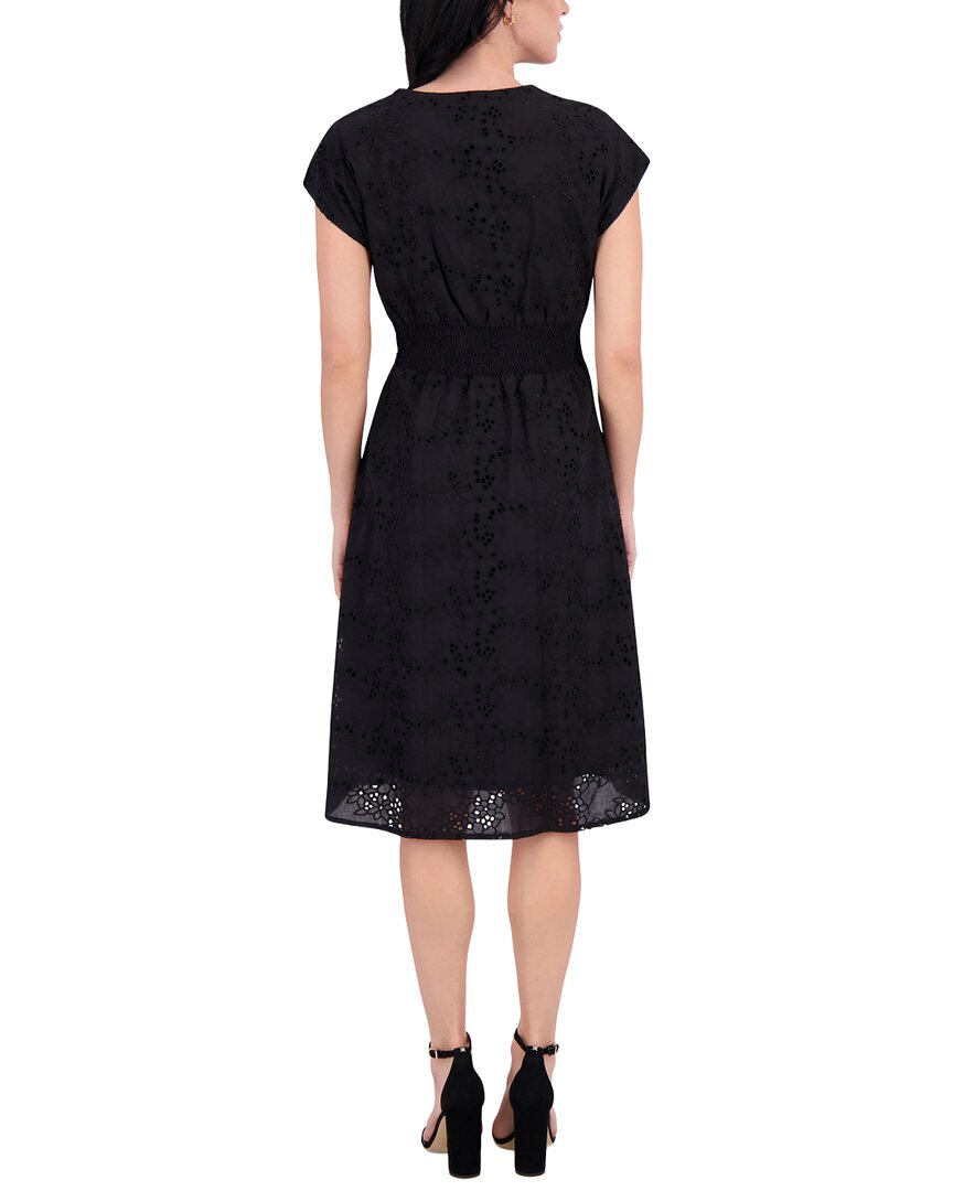 Kensie Embroidered Midi Dress