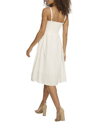 Kensie Striped Woven Midi Dress