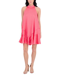 Kensie Satin Charmeuse Mini Dress