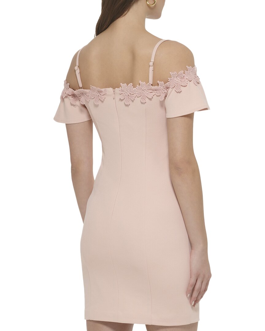 Kensie Solid Scuba Crepe Mini Dress