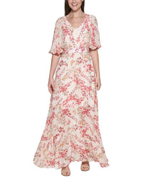Kensie Chiffon Yortu Maxi Dress