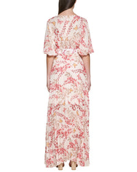 Kensie Chiffon Yortu Maxi Dress