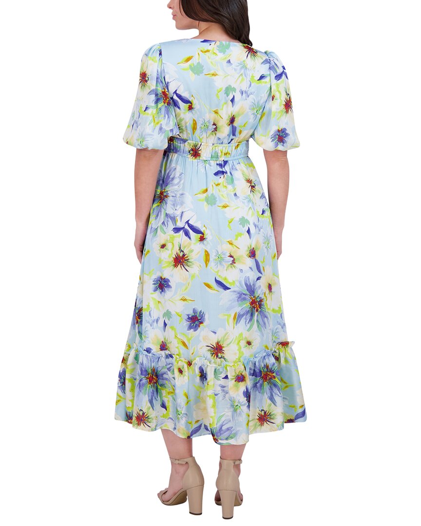 Kensie Printed Chiffon Midi Dress