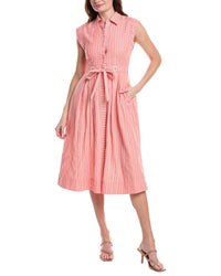 Sam Edelman Striped Belted Maxi Dress
