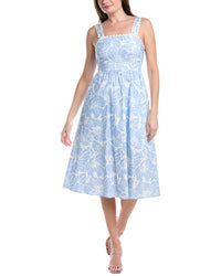 Sam Edelman Palm Print A-Line Dress