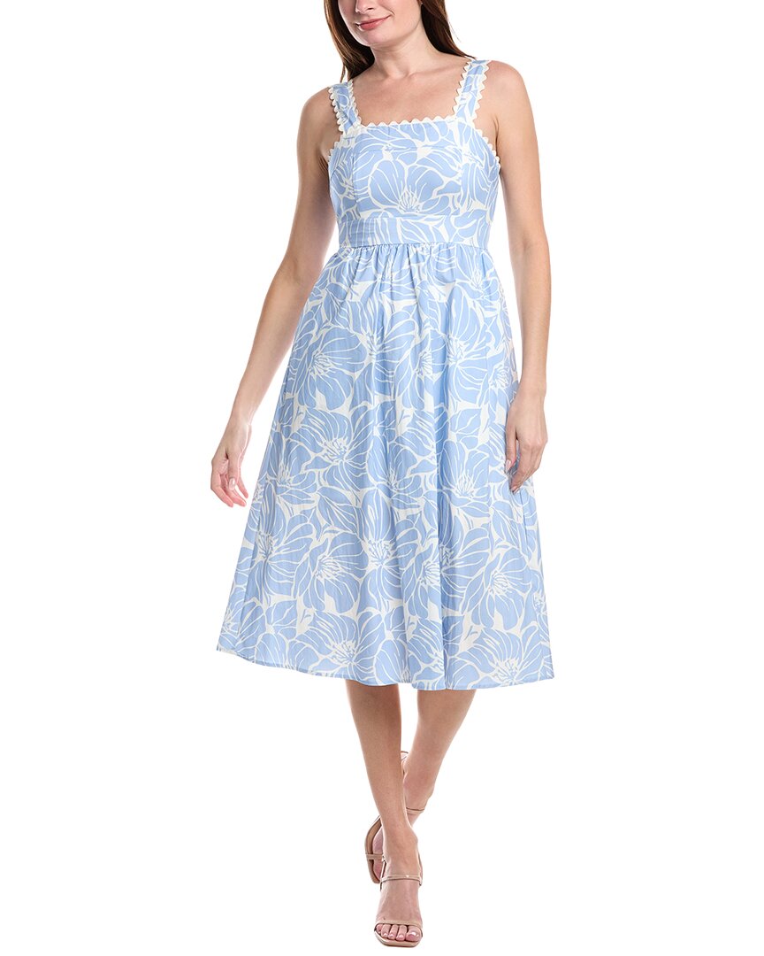 Sam Edelman Palm Print A-Line Dress