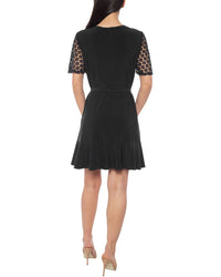 Tash + Sophie Lace Sleeve Dress