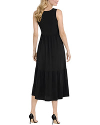 Tash + Sophie Sleeveless Ity Tiered Maxi Dress