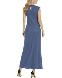 Tash + Sophie Macarena Ruffle Trim Midi Dress