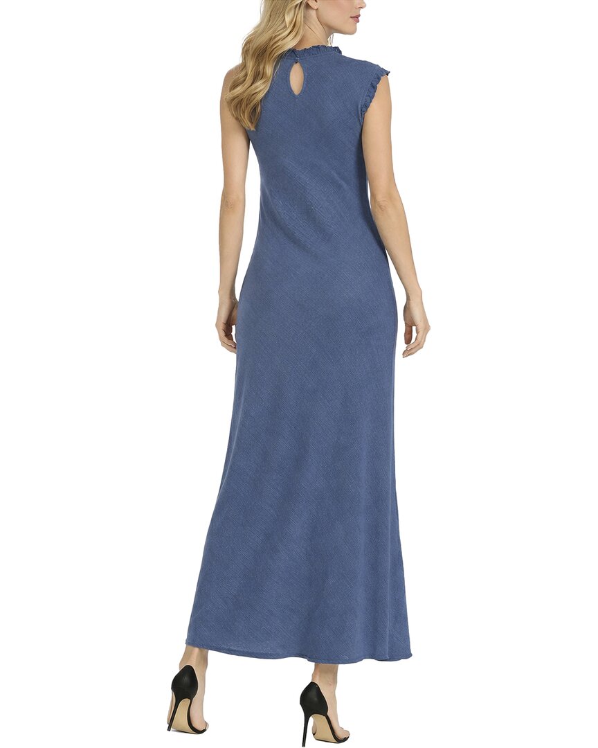 Tash + Sophie Macarena Ruffle Trim Midi Dress