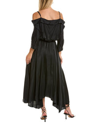 Simkhai Kiari Silk-Blend Shirtdress
