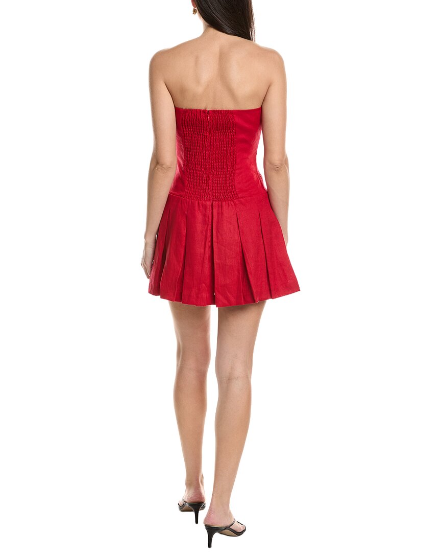 O.P.T Elisabetta Linen Mini Dress