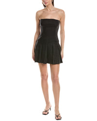 O.P.T Elisabetta Linen Mini Dress