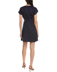 O.P.T Lilia Linen-Blend Mini Dress
