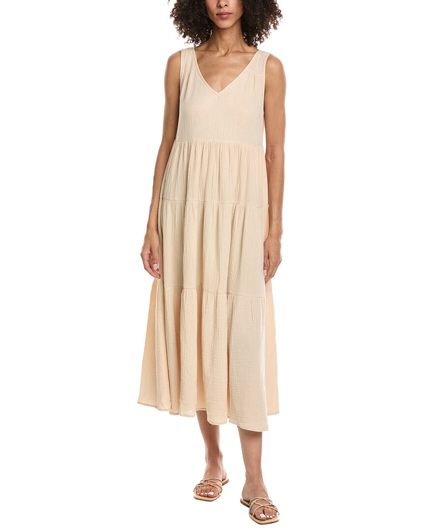 Caara Vale Tiered Gauze Midi Dress