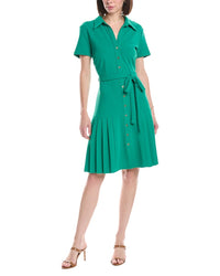 Sharagano Short Sleeve Shirtdress