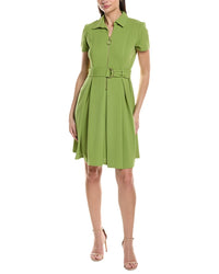 Sharagano Short Sleeve Shirtdress