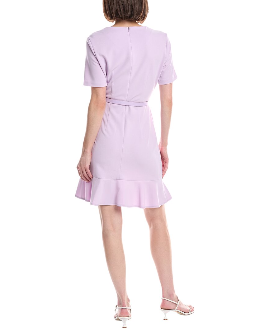Sharagano Short Sleeve A Line Dress