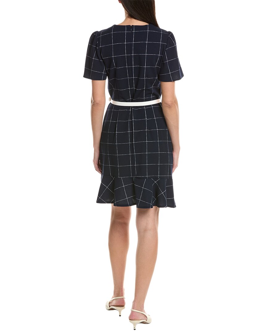 Sharagano Short Sleeve A Line Dress