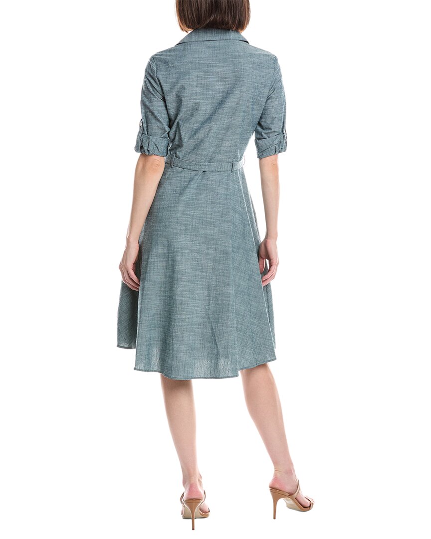 Sharagano Short Sleeve Shirtdress