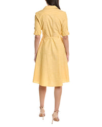 Sharagano Short Sleeve Shirtdress