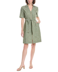 Sharagano Short Sleeve Shirtdress