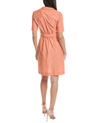 Sharagano Short Sleeve Shirtdress