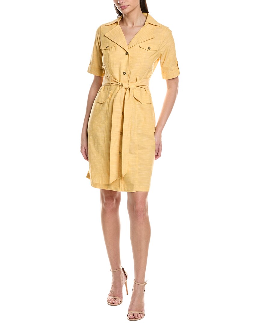 Sharagano Sharagano Short Sleeve Shirtdress