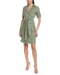Sharagano Short Sleeve Shirtdress