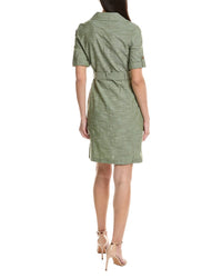 Sharagano Short Sleeve Shirtdress