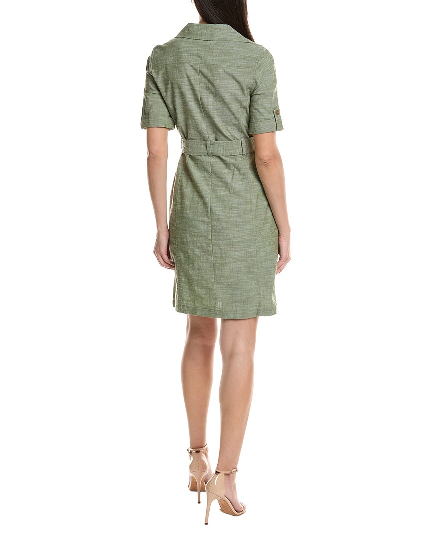 Sharagano Short Sleeve Shirtdress