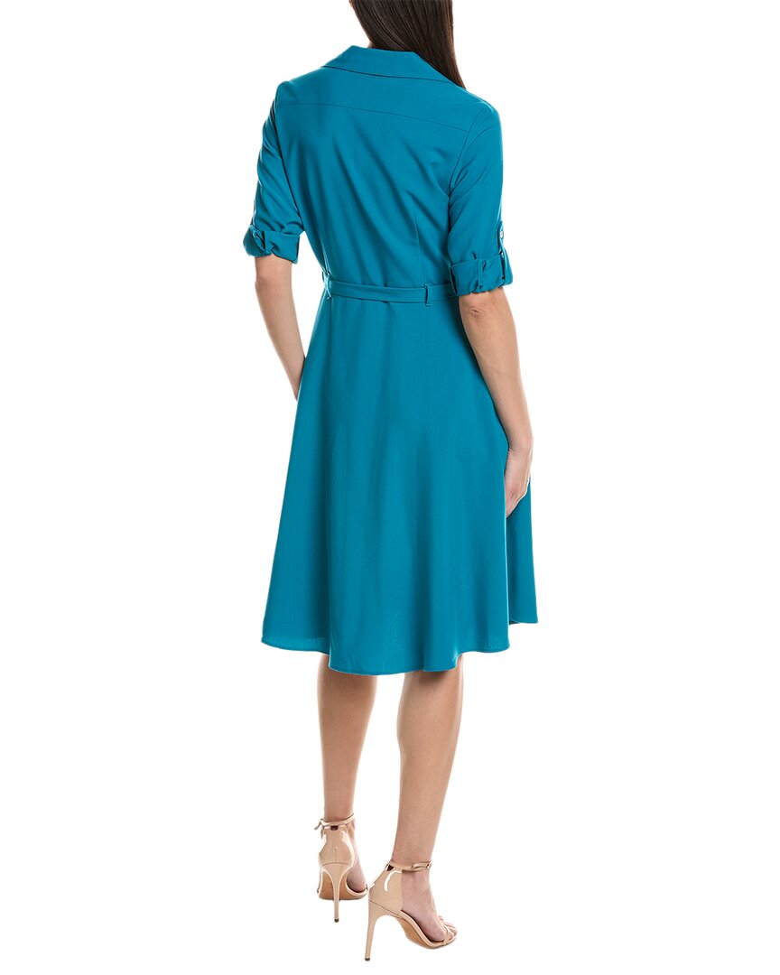 Sharagano Short Sleeve Shirtdress
