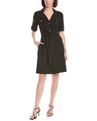 Sharagano Short Sleeve Shirtdress