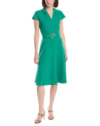 Sharagano Sharagano Short Sleeve A Line Dress