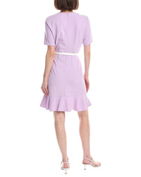 Sharagano Short Sleeve Sheath Dress