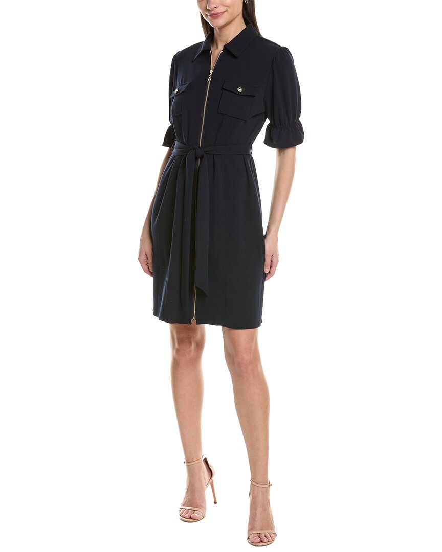Sharagano Short Sleeve Shirtdress